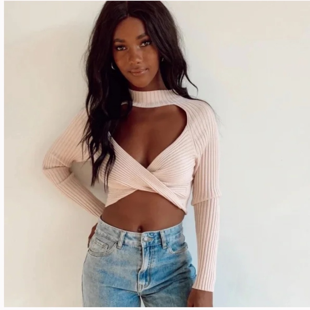 Princess Polly Zelda Crop Twist Top L/XL